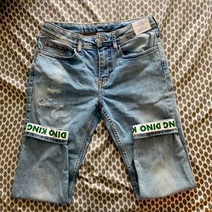 H&M Dino King collection Boy Jeans